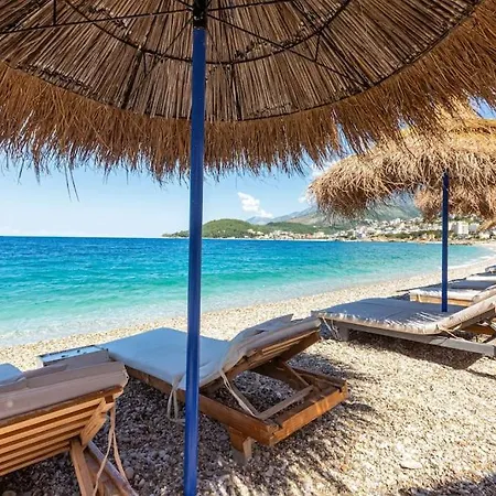 Potam'sea Bliss 38- Front, Sun Beds & Parking Himare