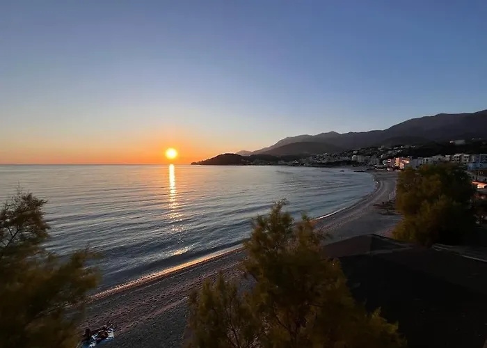 Potam'sea Bliss 38- Front, Sun Beds & Parking Himara